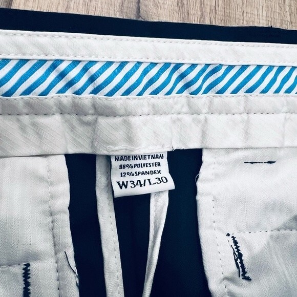 FootJoy Men's Navy Golf Performance Stretch Trousers in Size 34 x 30 - Picture 11 of 12